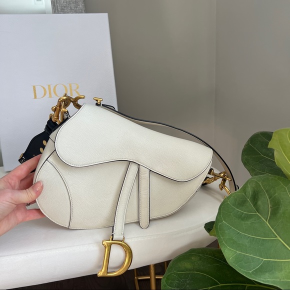 🕊SOLD! Dior saddle bag white leather (BAG ONLY) - Picture 12 of 15
